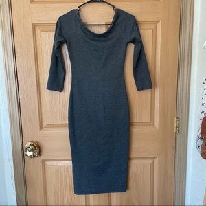 Zara Grey Bodycon Dress